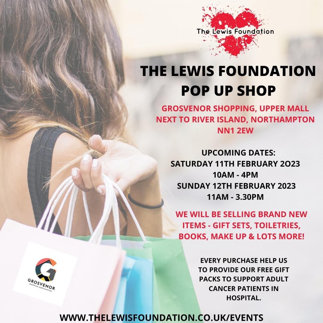 uk_tlf's tweet photo. Our pop up shop is open @Grosvenor_Shop until 3.30pm - find us on the Upper Mall next to River Island.

Be a part of making a difference to adult cancer patients ❤️

#northampton #cancer #makesdifference https://t.co/DCKuWiyDZP