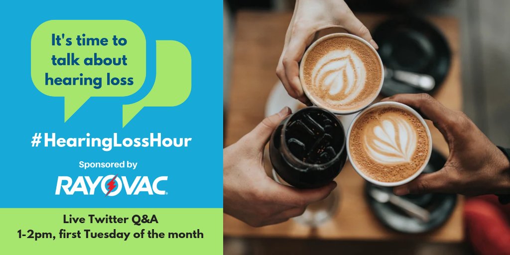 If you're new to hearing loss and have questions, join us on the first Tuesday of the month for #HearingLossHour