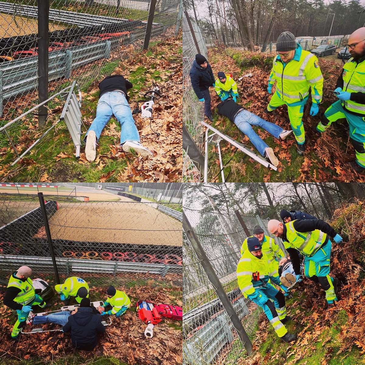 prehossolutions's tweet photo. Simulaties in de voormiddag van dag 3 #RTACC cursus voor @medteam_be op @CircuitZolder 

Goed bezig allemaal! Op naar namiddag. 😎

#thisistraining 

#realistictraining #realtraumacourse #trauma #prehospital #racetrack @ATACCGroup https://t.co/PvLQwCmq4z