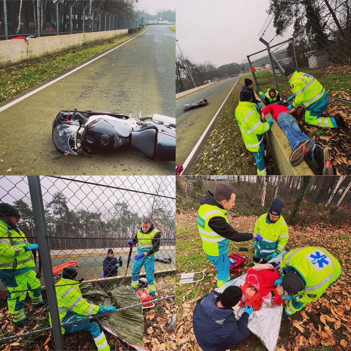 prehossolutions's tweet photo. Simulaties in de voormiddag van dag 3 #RTACC cursus voor @medteam_be op @CircuitZolder 

Goed bezig allemaal! Op naar namiddag. 😎

#thisistraining 

#realistictraining #realtraumacourse #trauma #prehospital #racetrack @ATACCGroup https://t.co/PvLQwCmq4z