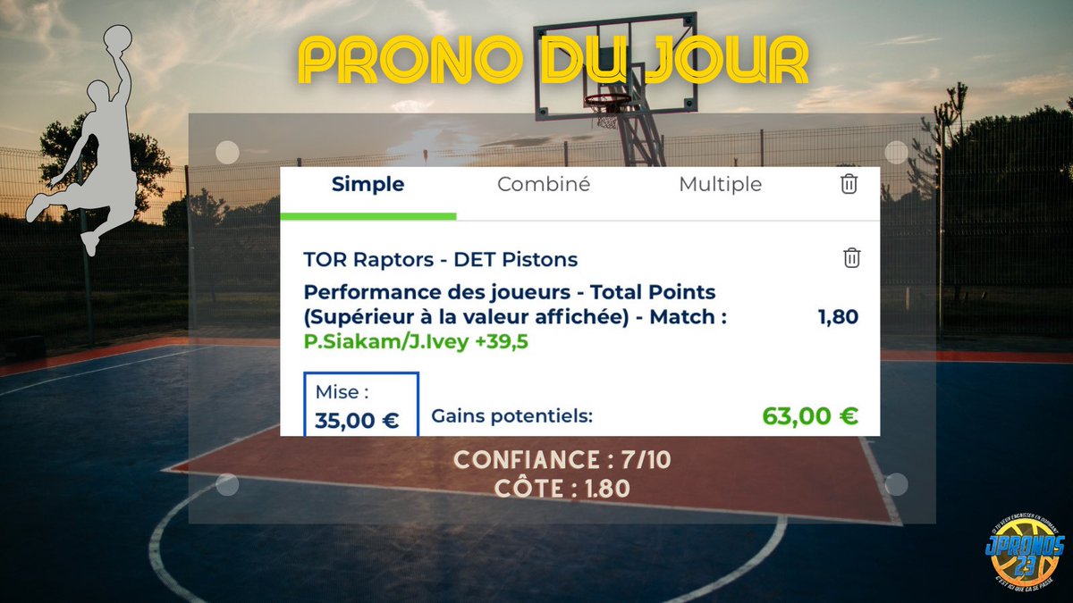 JPronos23's tweet photo. PRONO DU JOUR 👍🏼🔥 # 1

RT + ❤️ POUR DÉBLOQUER LE 2ND ! https://t.co/SfaCdHiI0Q