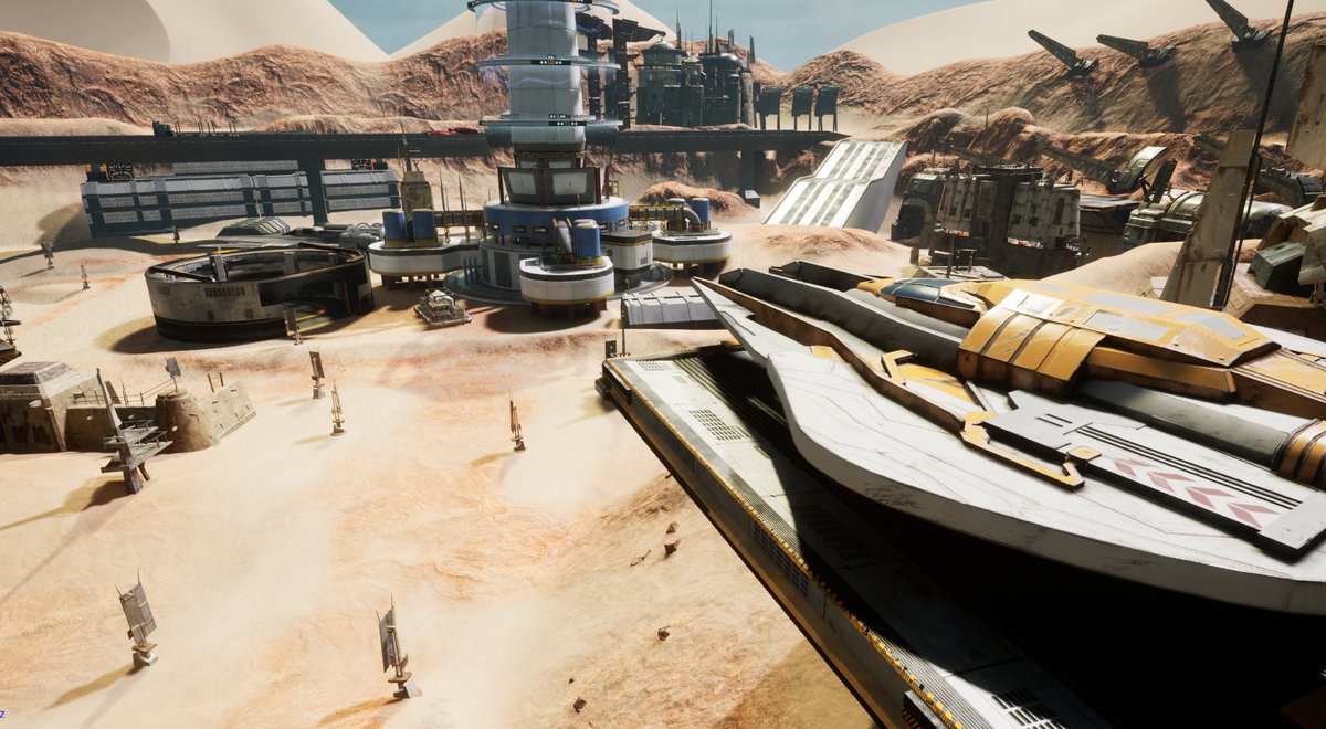 JustSeasick's tweet photo. #61 the sneak peek from the map designer team looks very good IMO and I can't wait to fight epic battles with the #VeFam!⚔️
which game modes in the #ExoWorld #prototype are you looking forward the most? The #PvE weave mode or the different #PvP modes like #BattleRoyale or TDM?🤔 https://t.co/8eksqllytU