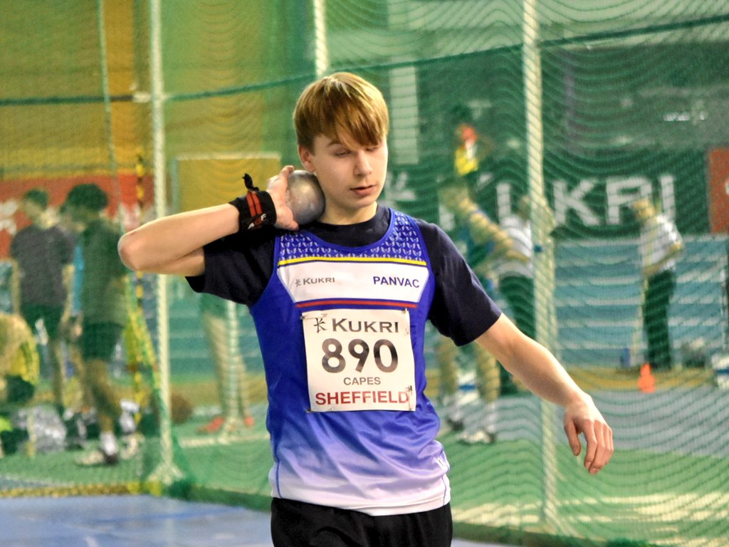 EnglandAthletic's tweet photo. Big win for Lawson Capes in the U15 shot - 15.81m with two other throws over 15m. Oliver Coulibaly (13.89m PB) and Harry Beard (13.27m) won silver and bronze respectively.

Full results can be found on the Roster Athletics app. https://t.co/I3wJ4VOzIb