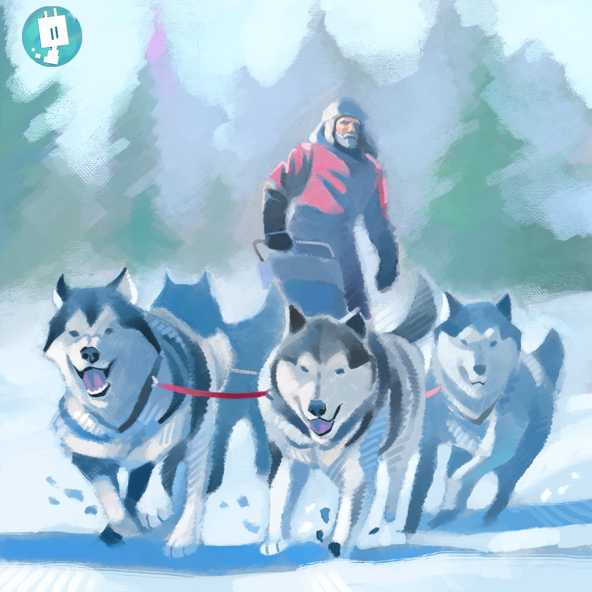 ❄ Siberian Husky Sled Dogs ❄
Facebook
facebook.com/pixi.gags
Instagram
instagram.com/pixi_gags/
YouTube
youtube.com/c/PixiGags
✧
#husky #siberianhusky #sleddogs #dogs 
#art #winter #atmosphere #sledge #animation #pixigags #pixi_gags #design #canine #dogart