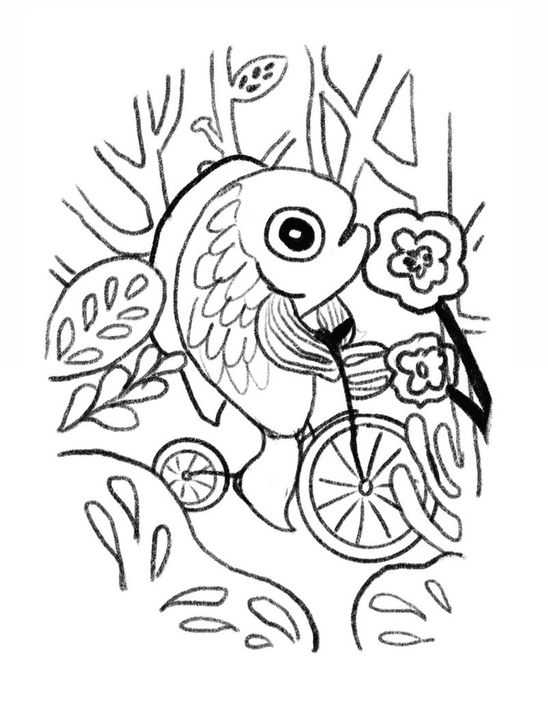 003___bibiii's tweet photo. 🌳🚲🐡🍃🌳 https://t.co/PViDu6M0jZ