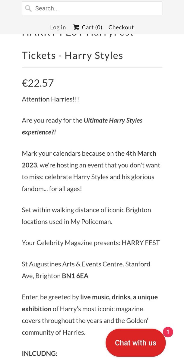 28nicewaves's tweet photo. Just discovered, wish i could be there #harryfest in Brighton 04. March 🥲🥹 #HarryStyles https://t.co/YYj6Z5BhAS https://t.co/EK74XDj1gj
