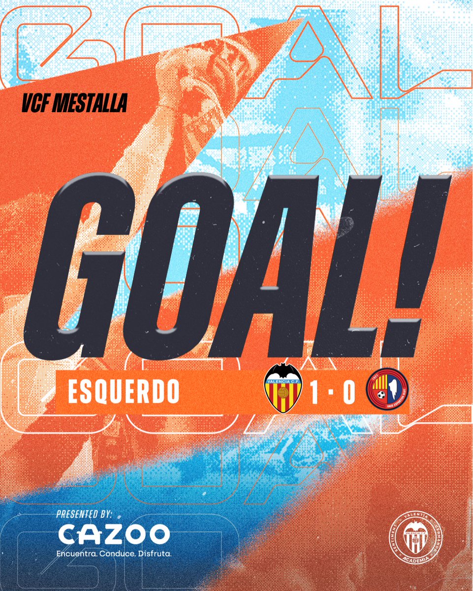 ⚽️ GOOOOOOOL del #VCFMestalla

🥅 Gol de Esquerdo tras aprovechar un gran disparo de <a href="/javi10guerra/">Javi Guerra</a> que rebotó en el poste izquierdo

#VCFMestalla 1⃣ - 0⃣ <a href="/UEO1921/">Unió Esportiva Olot</a>
 
⌚️33 min
📻 bit.ly/3HDlQo1

#ADNVCF 🦇