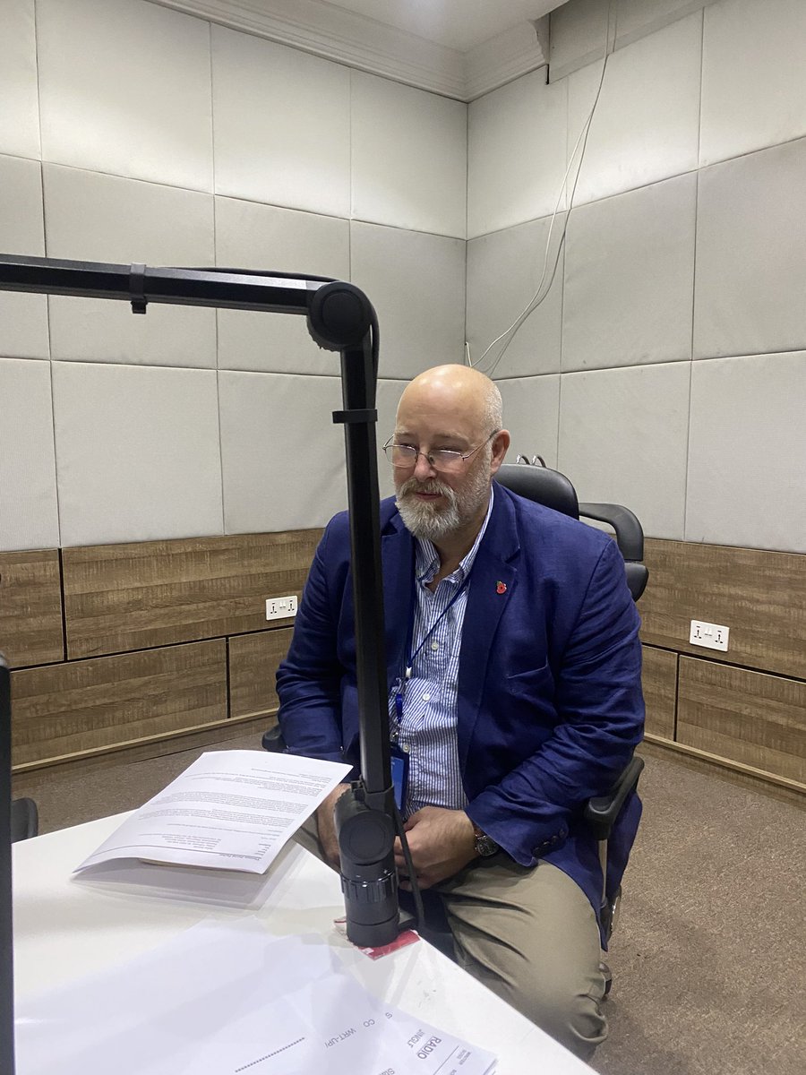 UNODC_Nigeria's tweet photo. In commemoration of the International Day for the Prevention of Violent Extremism as and when Conducive to Terrorism, @tdgparker is LIVE on @FEDERALRADIO969 to talk about what @UNODC_Nigeria has been doing to address terrorism and violent extremism in Nigeria. Tune in! https://t.co/iLjobiNJhO
