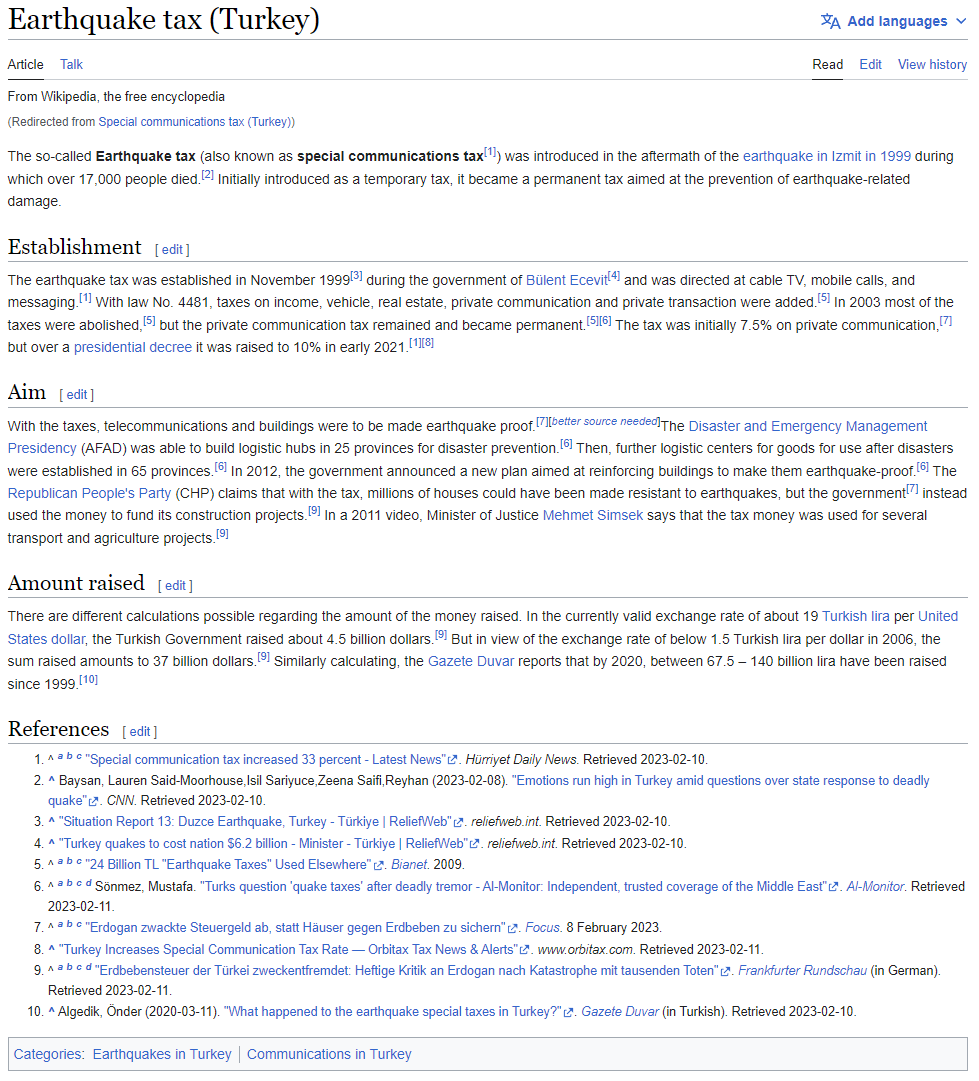 m_akinsarica's tweet image. Great feed and it has some engagement so i will try in my best ability to clarify some points. 

Government collected around 87 BILION TURKISH LIRAS (is not adjusted for inflation) in taxes (special communication tax - ÖİV) for 22 years just to mitigate this types of disasters.
