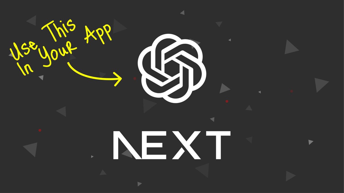 In this video I'm going to show you how you can use #OpenAI to create some nice features in your apps. 

#ai #nextjs #javascript #tutorial #free

youtube.com/watch?v=vzTyCp…