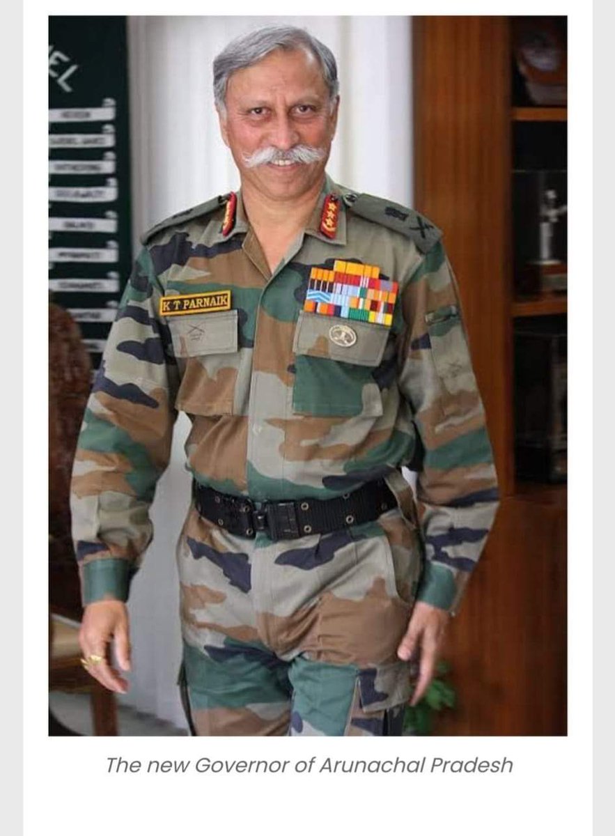 Heartiest congratulations to Lt. General K.T. Parnaik ji, PVSM, UYSM, YSM (Retd) on being appointed as the Governor of Arunachal Pradesh. I take this privilege to welcome him and I'm looking forward to work under his guidance for development of the State.