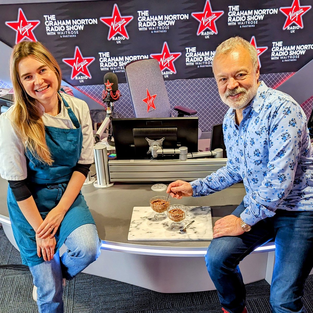 We reckon this is the perfect Valentine's Day dessert, on the #GrahamNortonRadioShow with @Waitrose 💘 Find out how to make show chef @marthacollison's The Best Chocolate Mousse on our recipe hub 🍫 👩‍🍳 waitrose.com/showchef