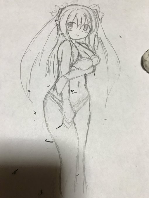 こんな感じ
 #見た絵師さん強制初投稿の絵と今の絵を比べる 