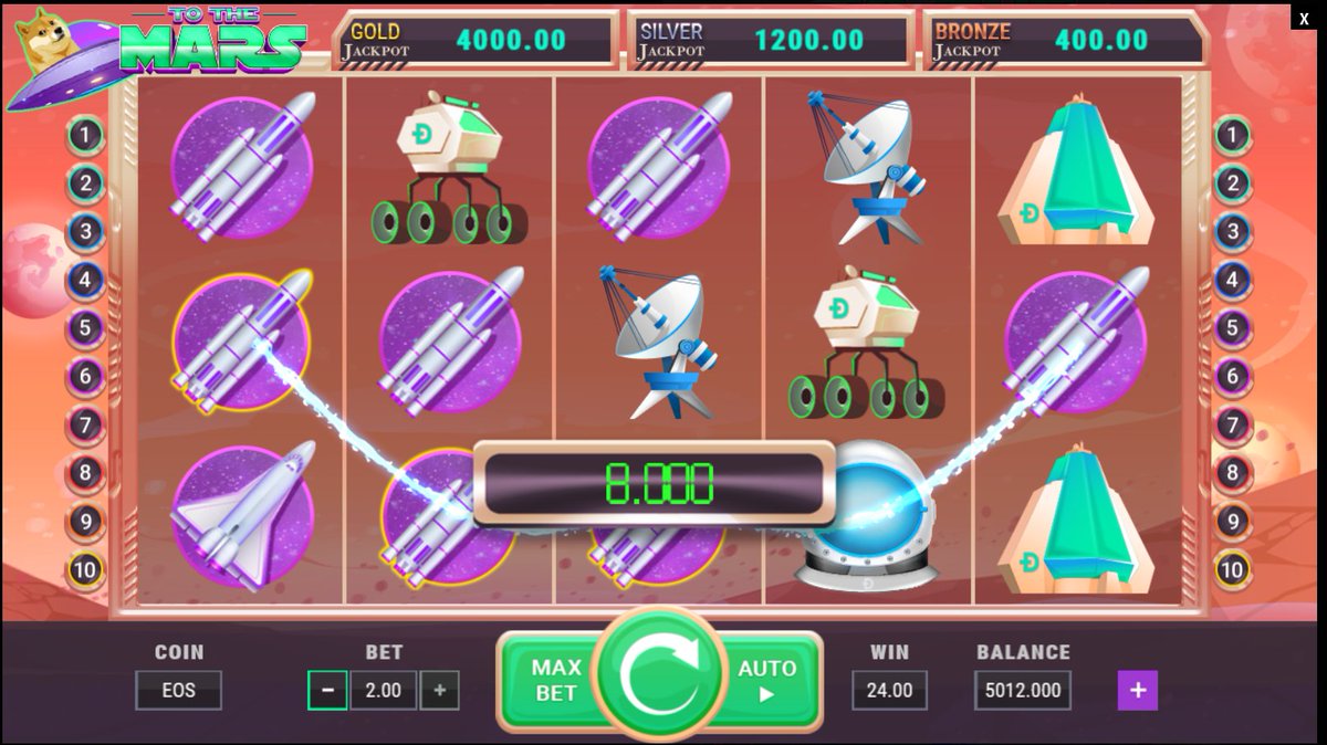 eosgames_io's tweet photo. 🚀To the Mars🚀
Become a space pirate and join the first mission to Mars funded in crypto!💸

If you are lucky you may feel a BIG WOW!🐶
It's a JackPot worth up to 4000.00 #EOS!💸

Join the winners!🏆
➡https://t.co/c8mN54q3aX

#EOSIO #EdenOS #BullishonEOS #dapps https://t.co/bKA5NIkoj6