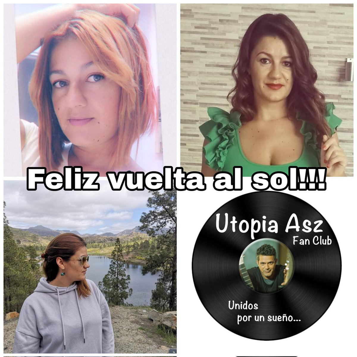 Hoy estamos de fiesta. Nuestra <a href="/ampi_UtopiaAsz/">ampi _UtopiaAsz</a> da una vuelta al sol. Muchísimas felicidades!!! <a href="/AlejandroSanz/">Alejandro Sanz</a> te unes a la fiesta?