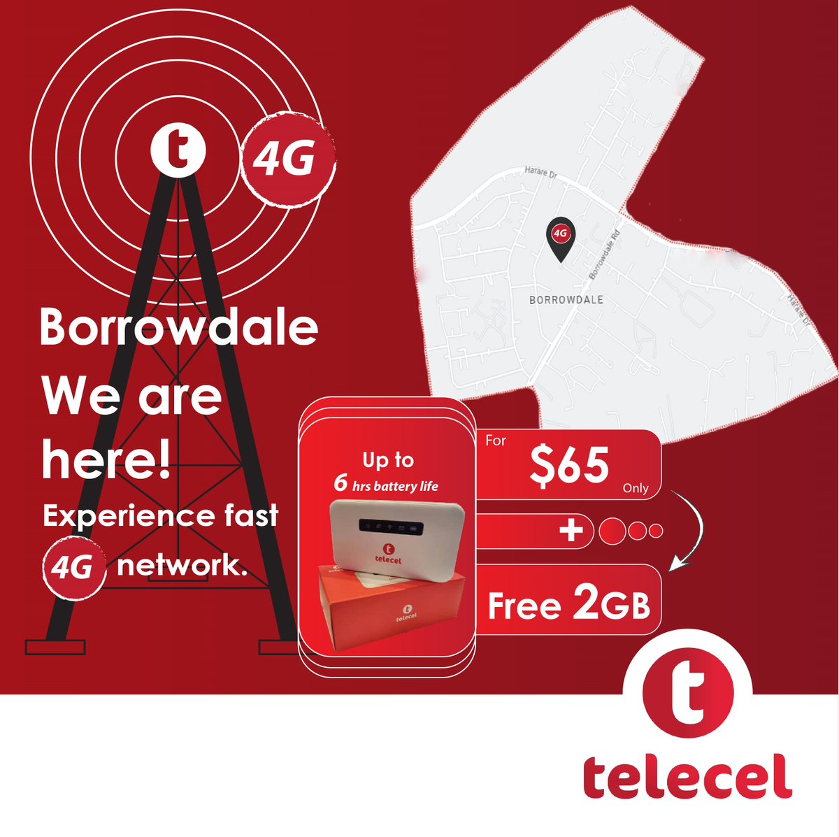Telecel_Zim's tweet photo. Stay connected to the internet and spoil your family with these amazing deals from Telecel. Buy the MiFi router today for only $65 and get 2GB of data for free, MAHALA!!. Do not get left behind, hurry whilst stocks last.
#TellSomeone
#ChristmasPromotion
#WifiRouterPromotion https://t.co/pQlAsg9q2a