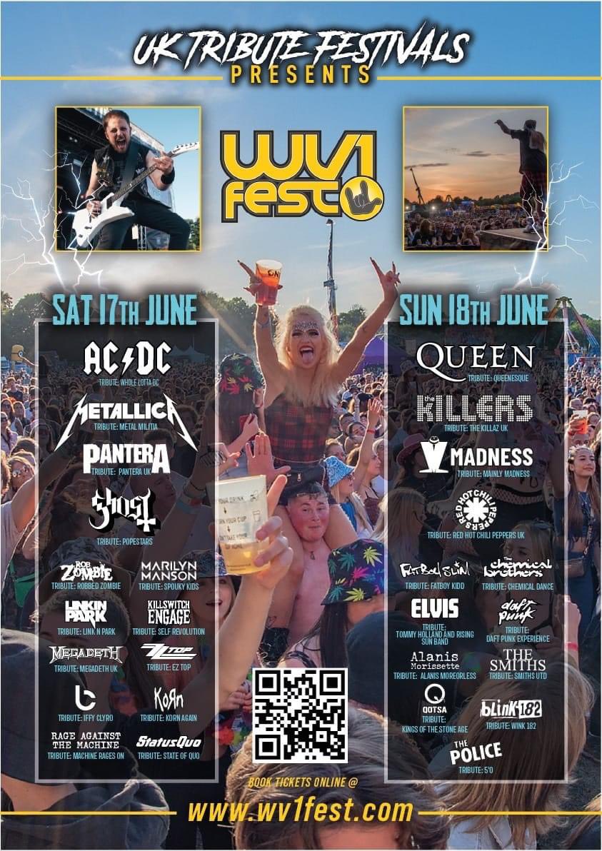 WV1FEST.... Tickets still only £11... limited capacity... Out Now including Sunday VIP click here m.ticketline.co.uk/wv1-fest#bio