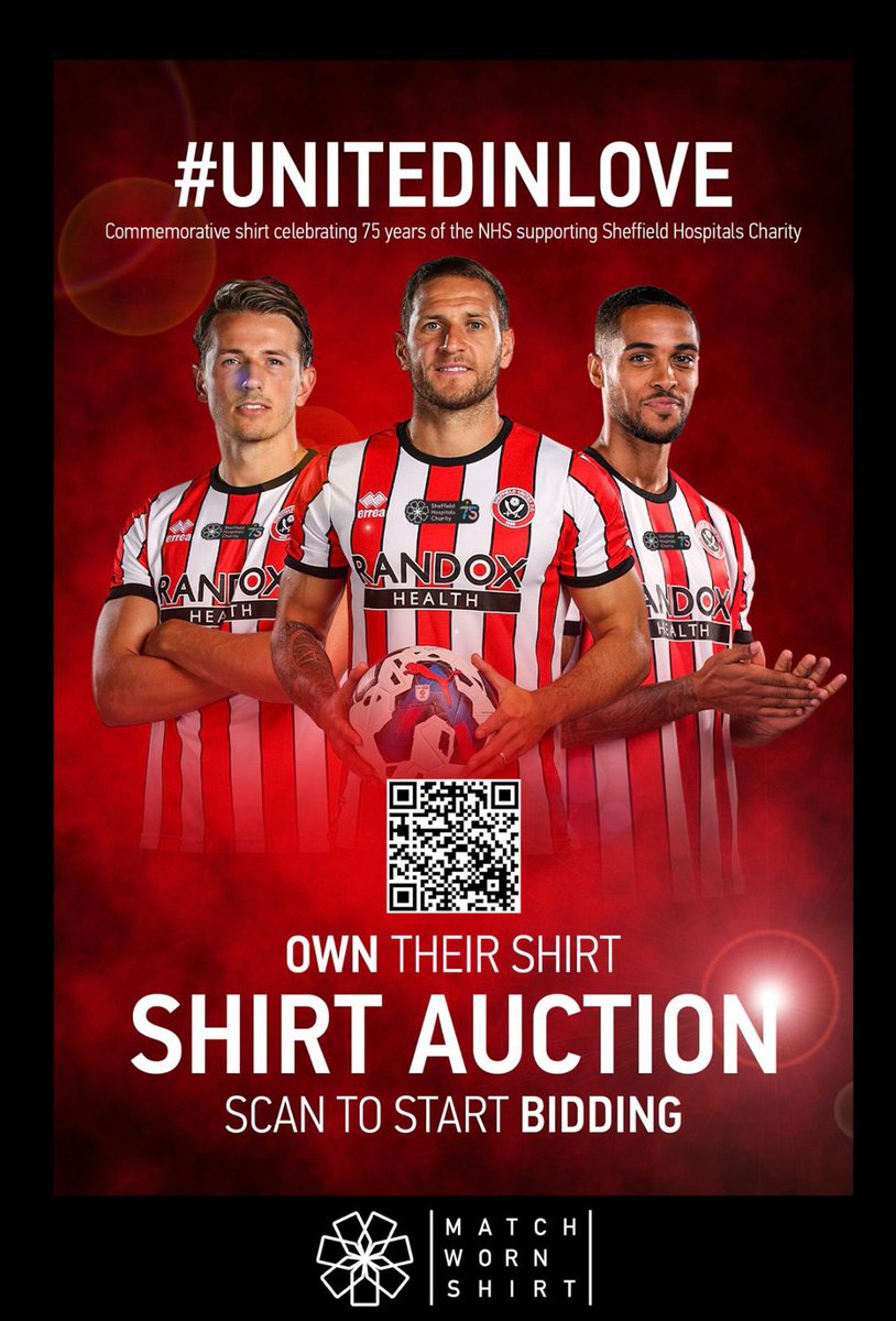 garethja1's tweet photo. All set for day 2 of our ‘United in Love Weekend’ Bramall Lane with @SHCFundraising and @SheffieldUnited. Kick off at 2pm. Still chance to bid on the match worn shirts from yesterday. Click the link: https://t.co/RC1GK4PEmD.   RT @4ndyHiggins @robstaton @becmeas @KyleTomlinson20 https://t.co/QF6f7OcgLI