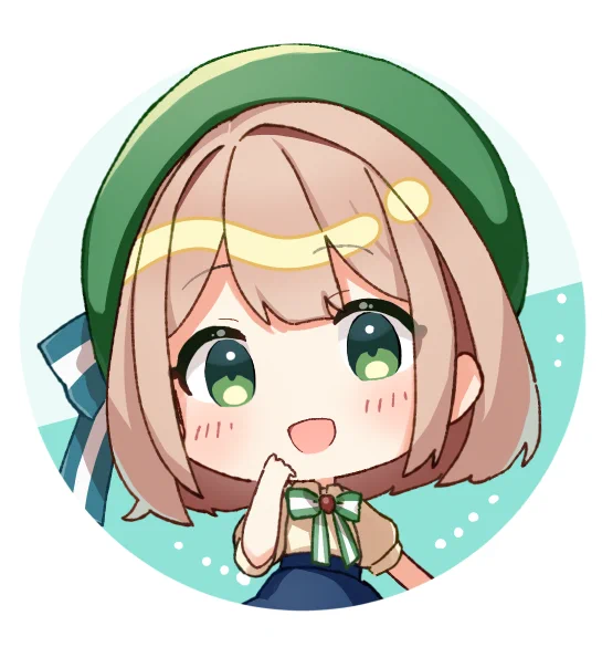 1種類目グッズ用に書き下ろした、かわいい笑顔のSDイラストを使っています!3種類の中で一番シチュエーションとか選ばずにオタクグッズとして使いやすいのでは?と思っております。小鳥木よつば缶バッチ_笑顔 | 小鳥木よつば  #booth_pm 