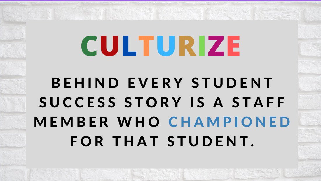 Never doubt your impact. #Culturize