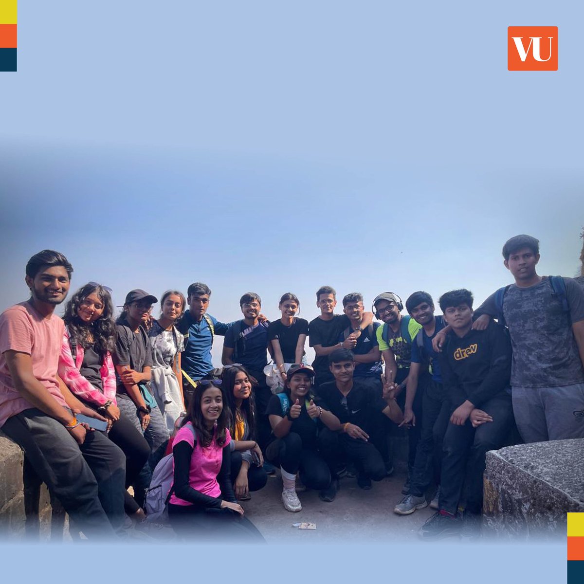 VU_Connect's tweet photo. A thrilling journey with the Nature &amp; Trekking Club of the Faculty of Commerce and Management! An educational excursion to Sinhgad Fort took place on 23rd December.

#vishwakarmauniversity #pune #educationalexcursion #sinhagadfort #trekking #greatexperience #newopportunity https://t.co/VI3UWNK0Bl