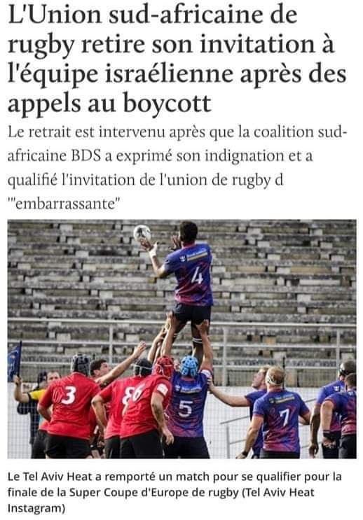 Bravo à l'Afrique du Sud