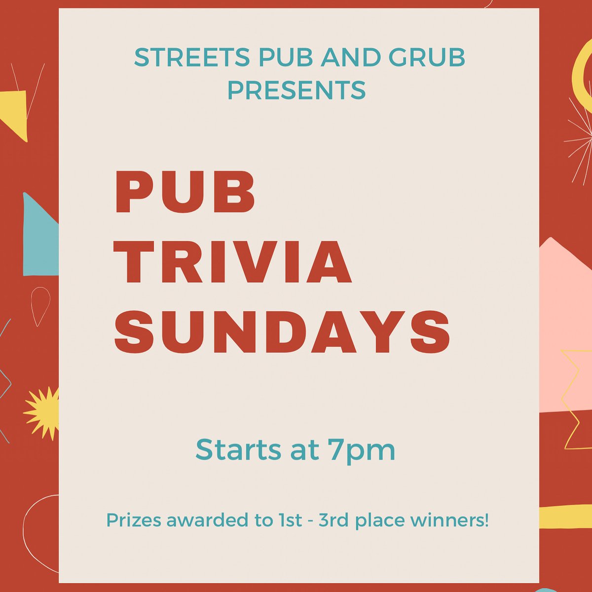 Streets Pub and Grub tweet media