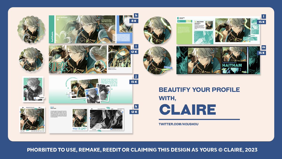 hcushou's tweet image. any interaction will be appreciated! 

sore semua aku ada ready stock layout haitham  harganya sesuai di foto ya! payment aval via QRIS bisa diambil nanti 18.00 🥳 bisa booking duluan dengan fee (+3k) each layout ya 📩🎀

#zonaba #zonajajan #zonauang