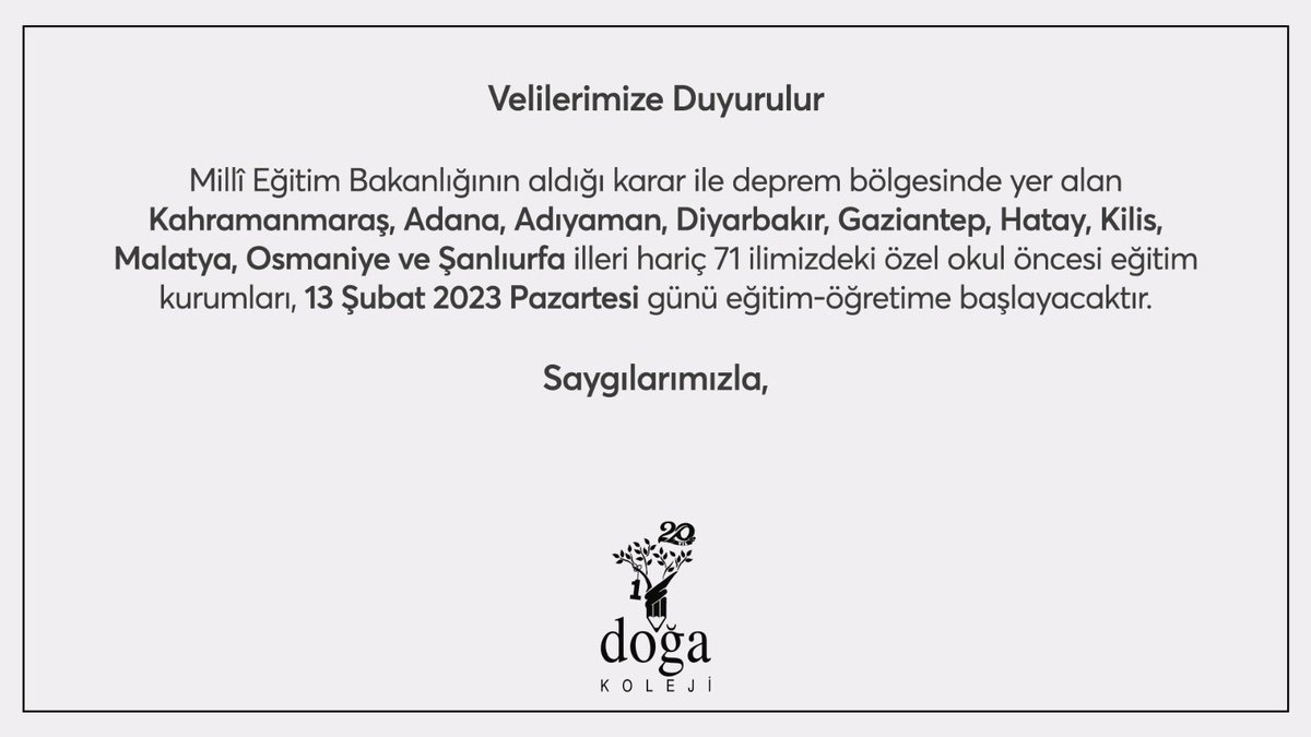 Velilerimize Duyurulur❗️