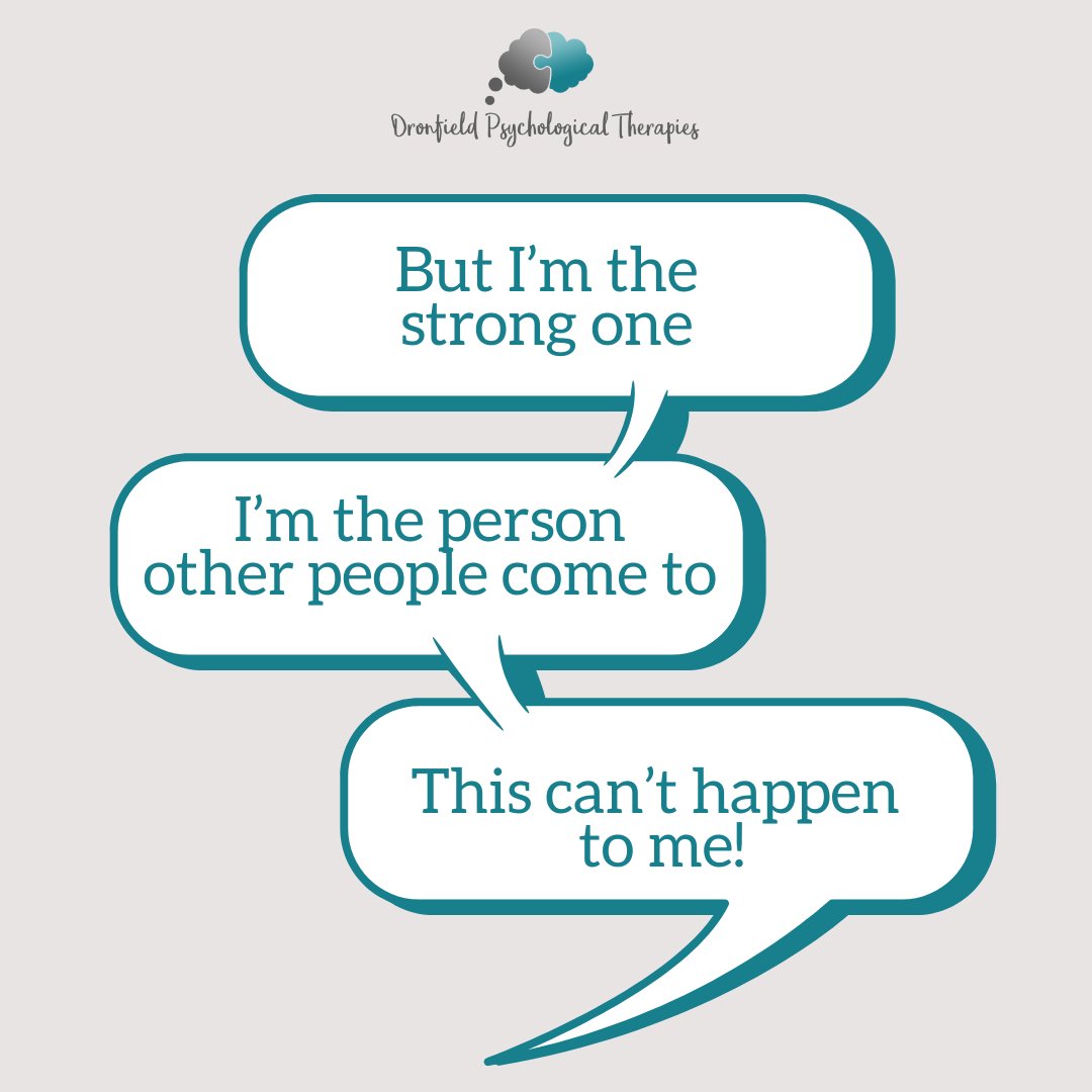 We hear this a lot. Mental health doesn’t discriminate and can affect anyone, no matter how strong they are. #StopTheStigma #MentalHealthStigma #MentalHealthMatters #stigma #WeAllStruggle #NormaliseMentalHealth #NoStigma #NoMoreStigma #MentalHealth #anxiety #depression