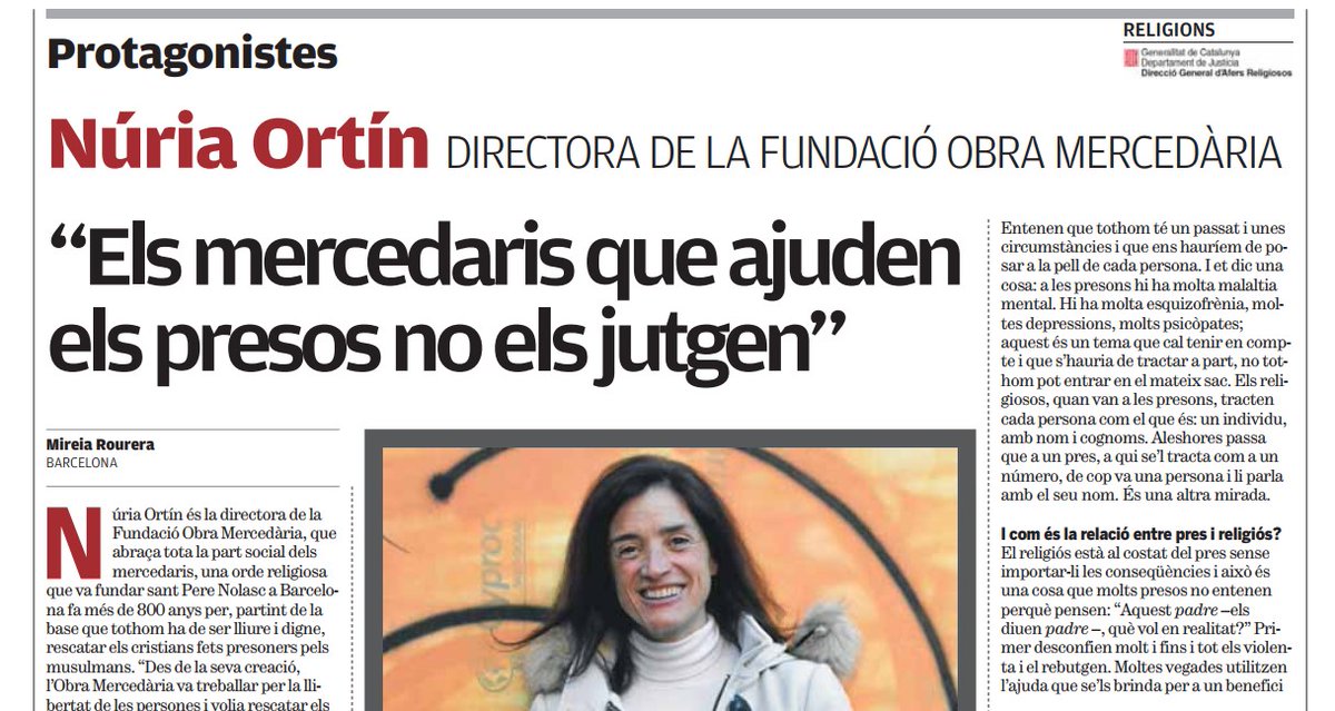 LlibreriaClaret's tweet photo. "Els mercedaris que ajuden els presos no els jutgen" @ortinnuria @elpuntavui Gràcies @mireiarourera!
👉 https://t.co/xqzxZHfbpB
📚 https://t.co/eBEU7YVyP1 https://t.co/qSXdwMf1Iy