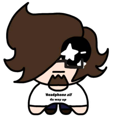 peachypopva's tweet photo. Um actually,youre supposed to have your headphones turned ALL the way up..
#zachbeale #art #digitalart #shitpost https://t.co/TuytGgXr69