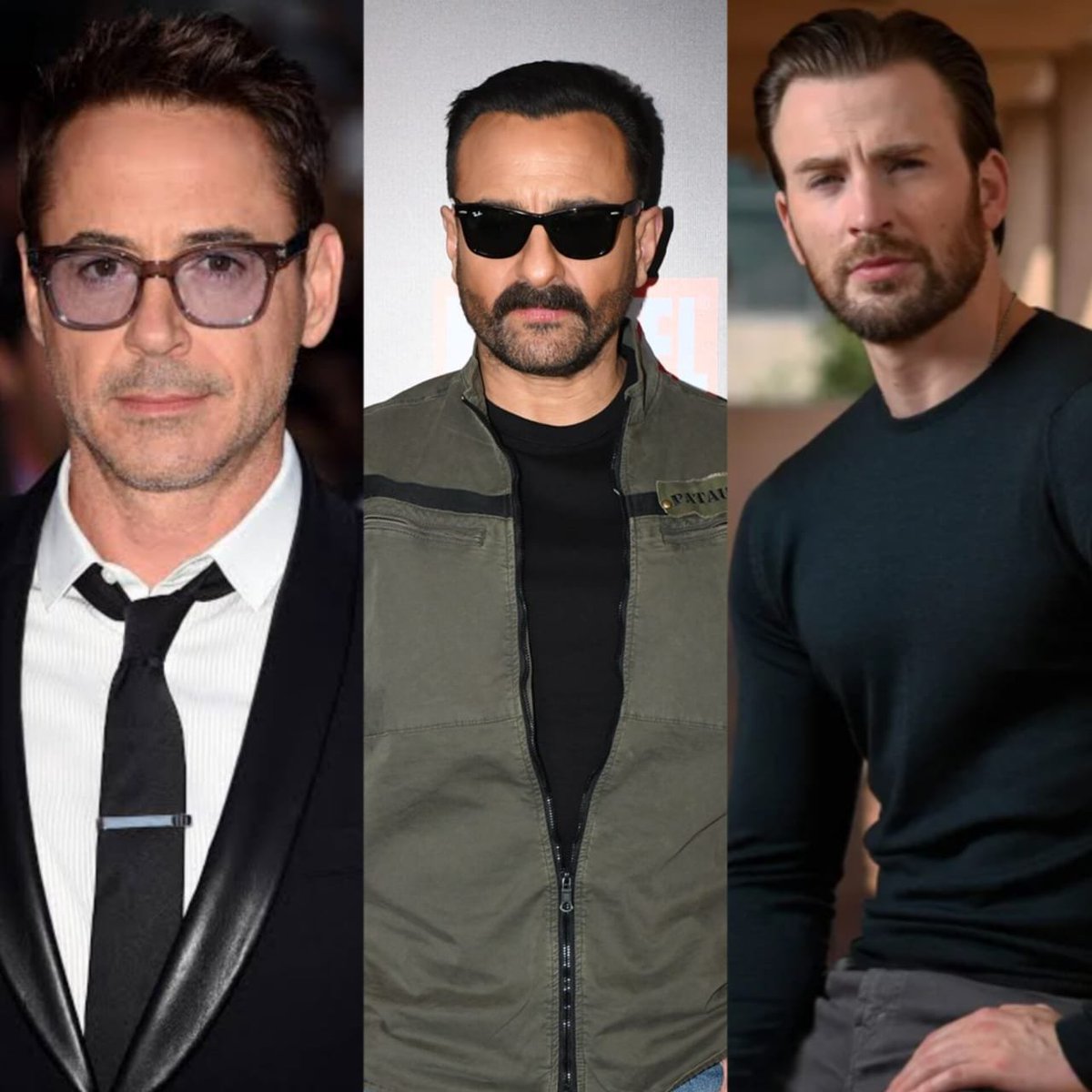 E24bollynews's tweet photo. Check out some of the actors who have joined the Marvel franchise !

#RobertDowneyJr,  #SaifAliKhan,
#HughJackman, #BenedictCumberbath, #ChrisEvans, #JeremyRenner https://t.co/bnTtjYSH7T