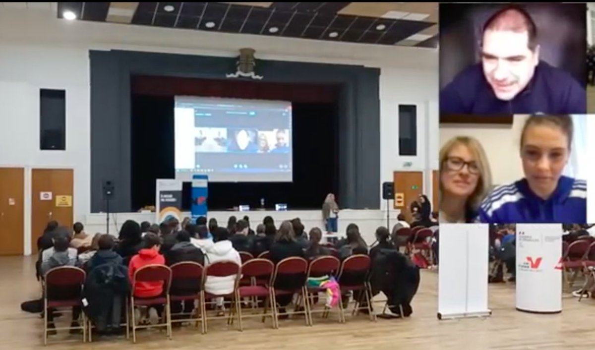 CrisantiFlavia's tweet photo. La vidéo de la rencontre avec Sara Maragno et Mauro Antonini du 23/11 est enligne sur notre PADLET : natation, handicap, inclusion @acversailles @EpsVersailles @LV_Versailles @unss_versailles @valdoise @Clg_Ronsard @Montmorency_95 #generation24
https://t.co/W16pGr3Gak https://t.co/ZeSfqXj5Pr