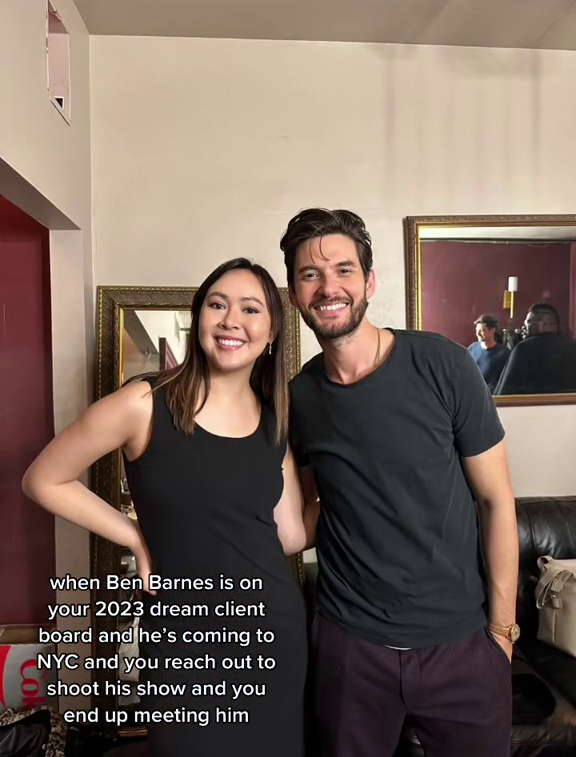 .<a href="/benbarnes/">Ben Barnes</a> backstage at the Bowery Ballroom in New York.

(tiktok.com/@nataliejphotos)