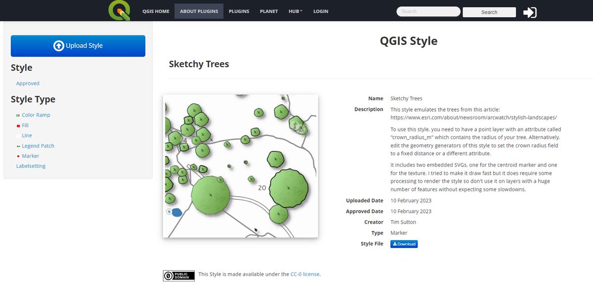 Wanna give @timlinux's map style x.com/timlinux/statu… a try yourself? 

Nothing easier than that. Tim has shared his style on plugins.qgis.org/styles/149/

#gischat #cartography #qgis