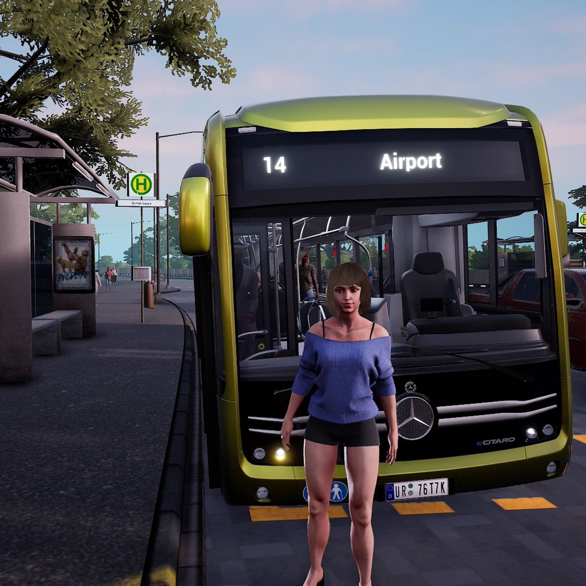 xq125's tweet image. この服でバス運転してるの変だよね
#Bussimulator21