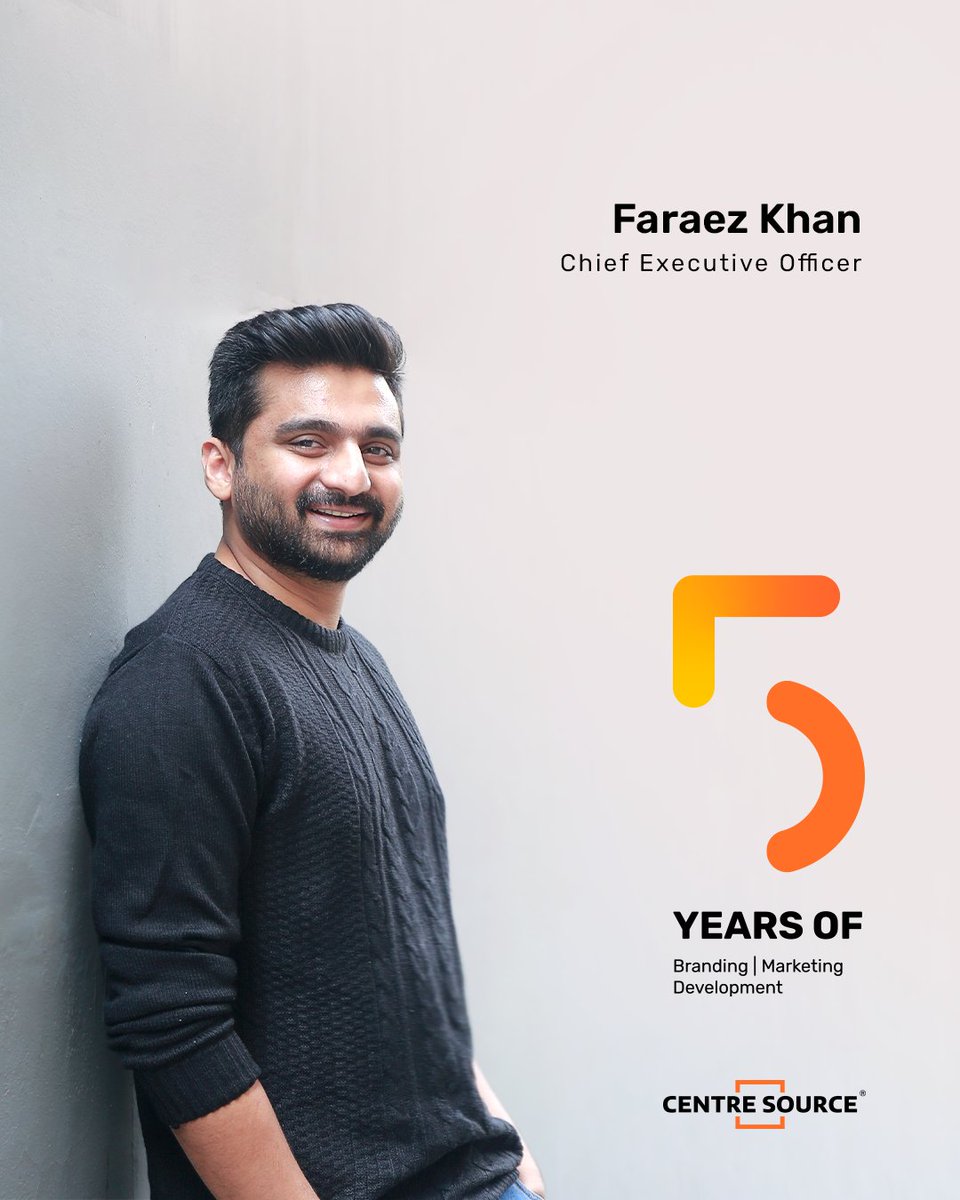 centresourcecs's tweet photo. Congratulations to Faraez Khan on his 5 amazing years as CEO of Centre Source! He has led the company to incredible heights, and we couldn't be more proud. Here's to many more years of success!

#5thanniversary #ceo #centresource #lifeatcentresource https://t.co/qd9AoWxT8c