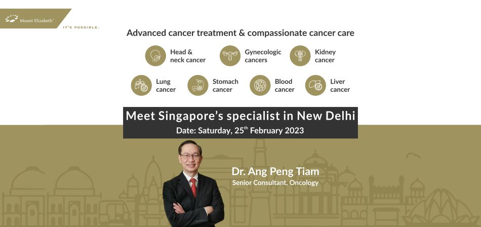 ParkwayIndia's tweet image. Find the expert care you deserve for your cancer journey. 
Time: 9AM to 5PM
Register here: mountelizabethtransplant.com/register/
#CancerCare #ExpertConsultation #PersonalizedAttention #CompassionateSupport #DrAngPengTiam #MountElizabethHospitals #Singapore