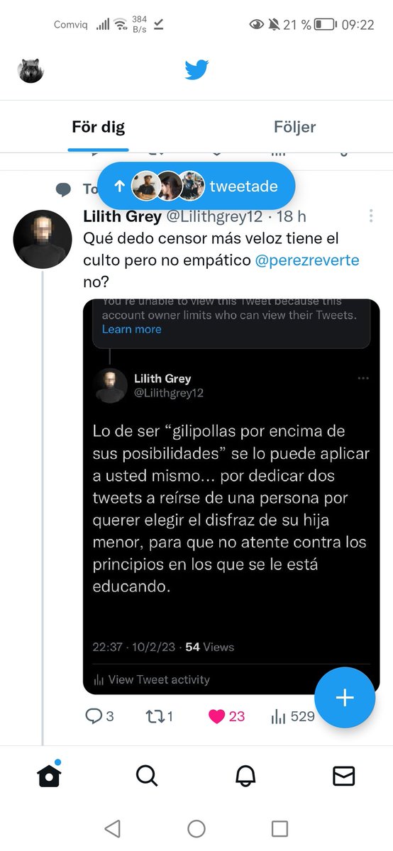 LadyfranUppsala's tweet photo. @Criticador101 @perezreverte Perritos ❤️ pececitos 🔪 #hipocrita  revisese sus valores huele a #especismo y deje de bloquear a los #veganos seguiremos aquí aunque le incomode. Todos los seres vivos queremos VIVIR no sólo los perritos y los gatitos https://t.co/YCzkO9HNas