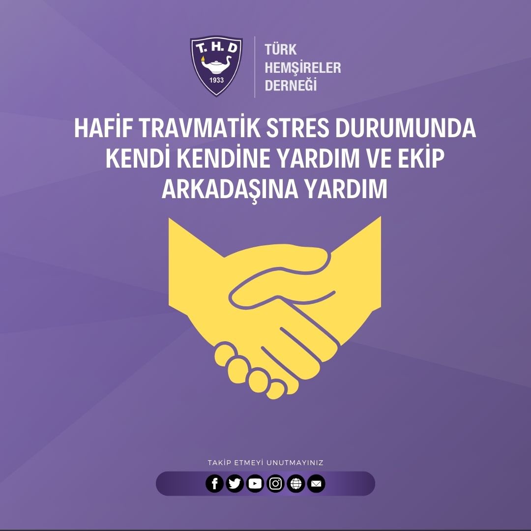 thd_genelmerkez's tweet photo. Hafif Travmatik Stres Belirtileri, Hafif Travmatik Stres Durumunda Kendi Kendine Yardım ve Ekip Arkadaşına Yardım https://t.co/vutCJrrOnY