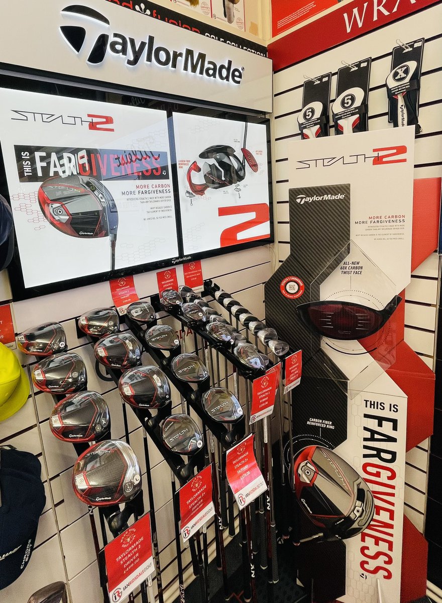 WragBarnProShop's tweet image. Here @WragBarn we are bringing #FARGIVENESS to the #CarbonAge with the @TaylorMadeGolf Stealth2 Release. With the most amount of Carbon in any @TaylorMadeTour Driver. This driver is definitely to be tested if you are in the market for a new Big Dog 💣🚀