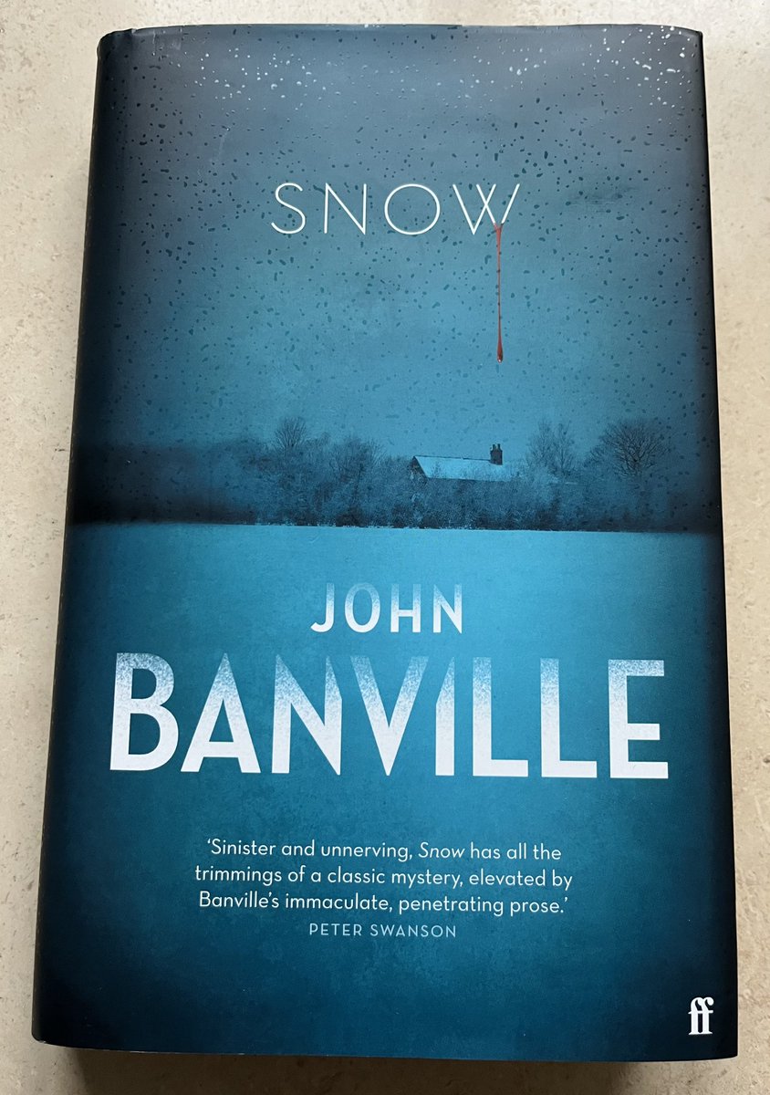 I read this last week, classic new #JohnBanville style but more in the style of his alter ego #BenjaminBlack..a crime fiction whodunnit where the culprit seems obvious near the start but not really the point..the descriptive and observational powers are excellent. #irishwriting