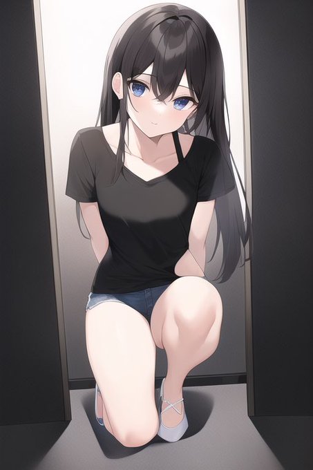 中腰で覗く
peek on half knee
何故か出んなあ... 