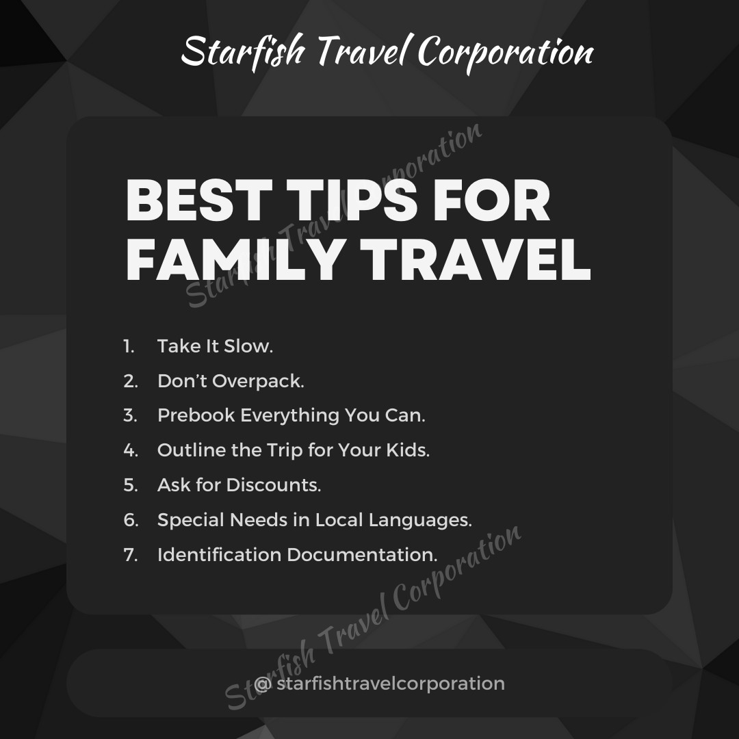 CoStarfish's tweet photo. Travel Tips For Family !!!
#starfishtravelcorporation #travel #tipstoread #helpfultips #familytravel #international https://t.co/oagLo9QVTF