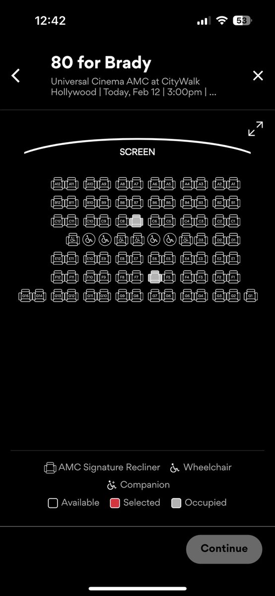 andrewdclark's tweet photo. can’t decide which theater to see 80 for brady during the superbowl https://t.co/2tmhQKpLX0