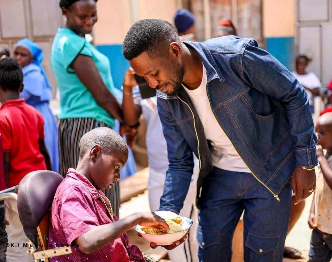 Blessed is the hand that gives..
#BobiWineAt41