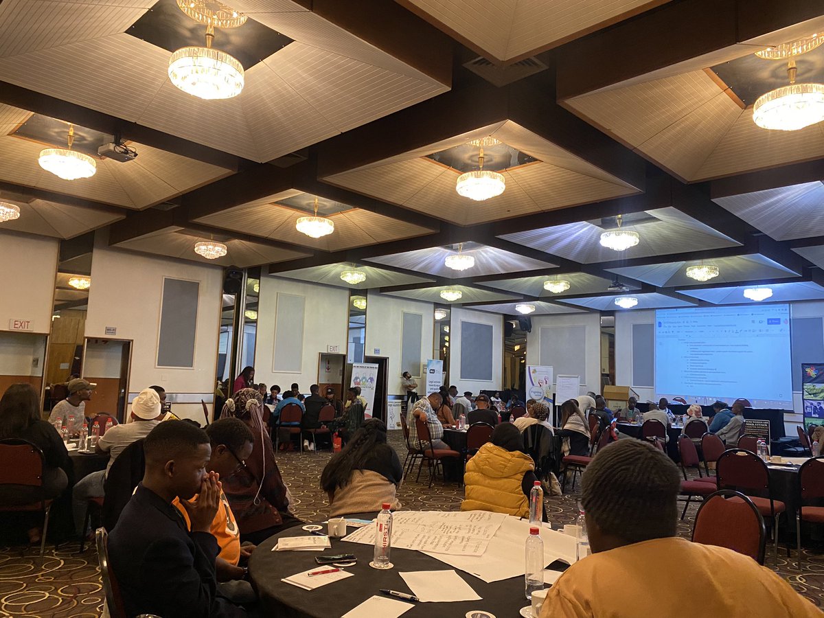 ProtestZa's tweet photo. Final plenary session of the National Youth Coalition planning meeting 2023. The gathering deliberated over the weekend on strategies to realise social change in South Africa.
#NationalYouthCoalition
#MobalisingForSocialChange
#ProtestZA https://t.co/1omiYnaN1H
