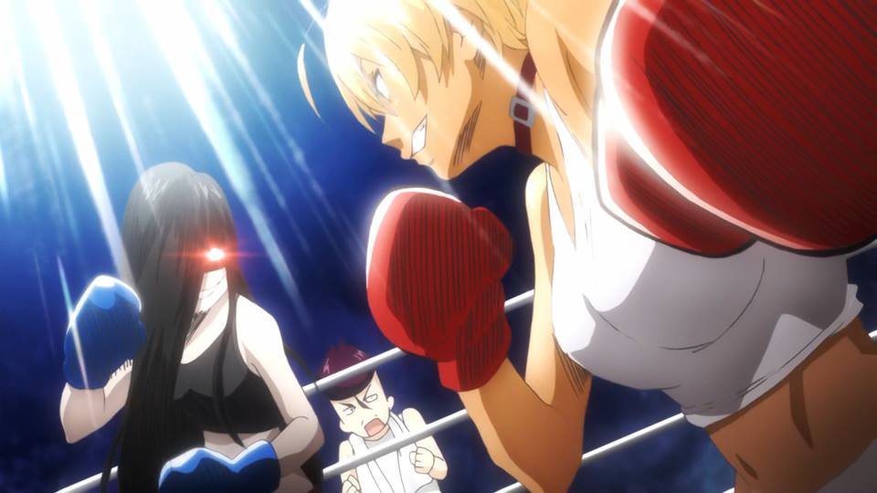 Anime boxing fighter, in white background, full body in attacking stance,  the four limbs are not overlapping the body on Craiyon