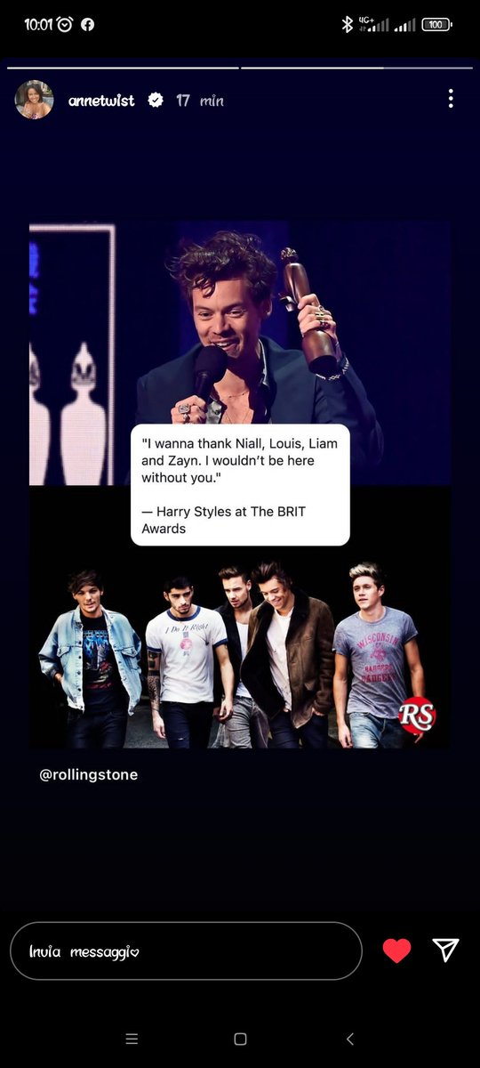 MAURA9978's tweet photo. Annneeeee 😢🫶 #HarryStyles #Brits2023 https://t.co/l8hJxFbV4l